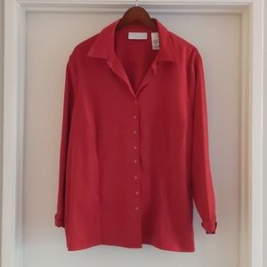 ♻️DONATED♻️ Microfiber Shirt w/ Snap Closures 2x